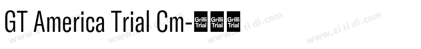 GT America Trial Cm字体转换